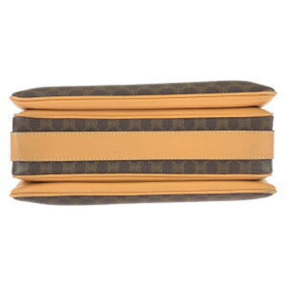 Celine Macadam brown leather shoulder bag - Picture 10 of 10